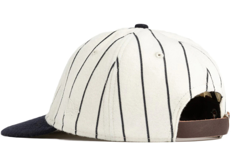 AIMÉ LEON DORE Aime Leon Dore New Era Wool Pinstripe Yankee Hat White/Navy outlook