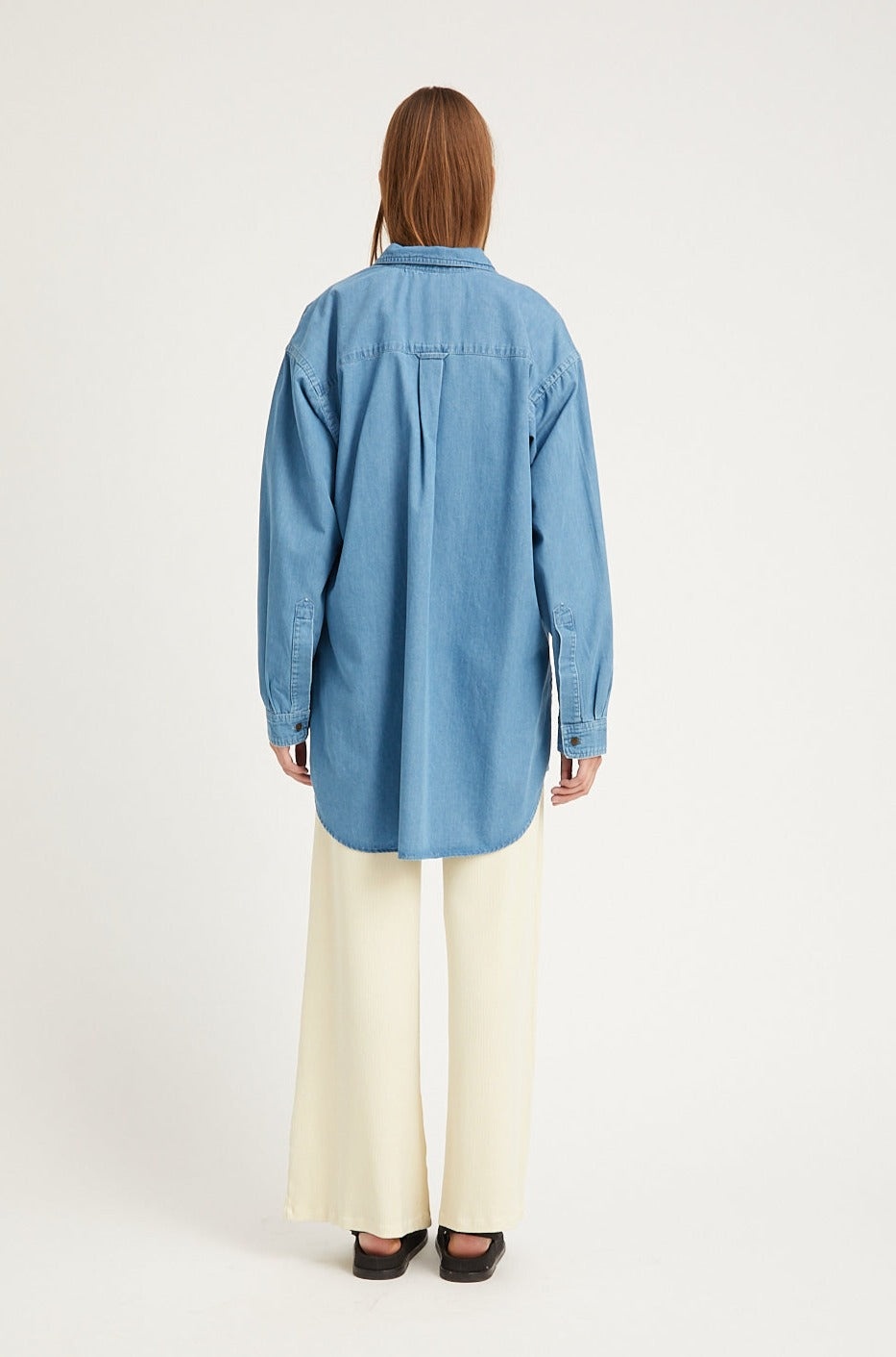 CHAMBRAY OVERSIZED SHIRT - 6