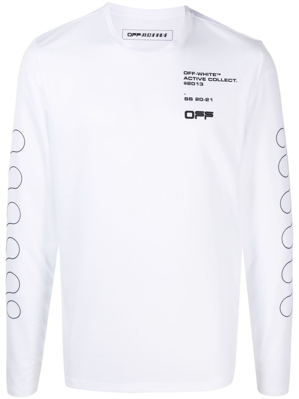 long-sleeve printed T-shirt - 1