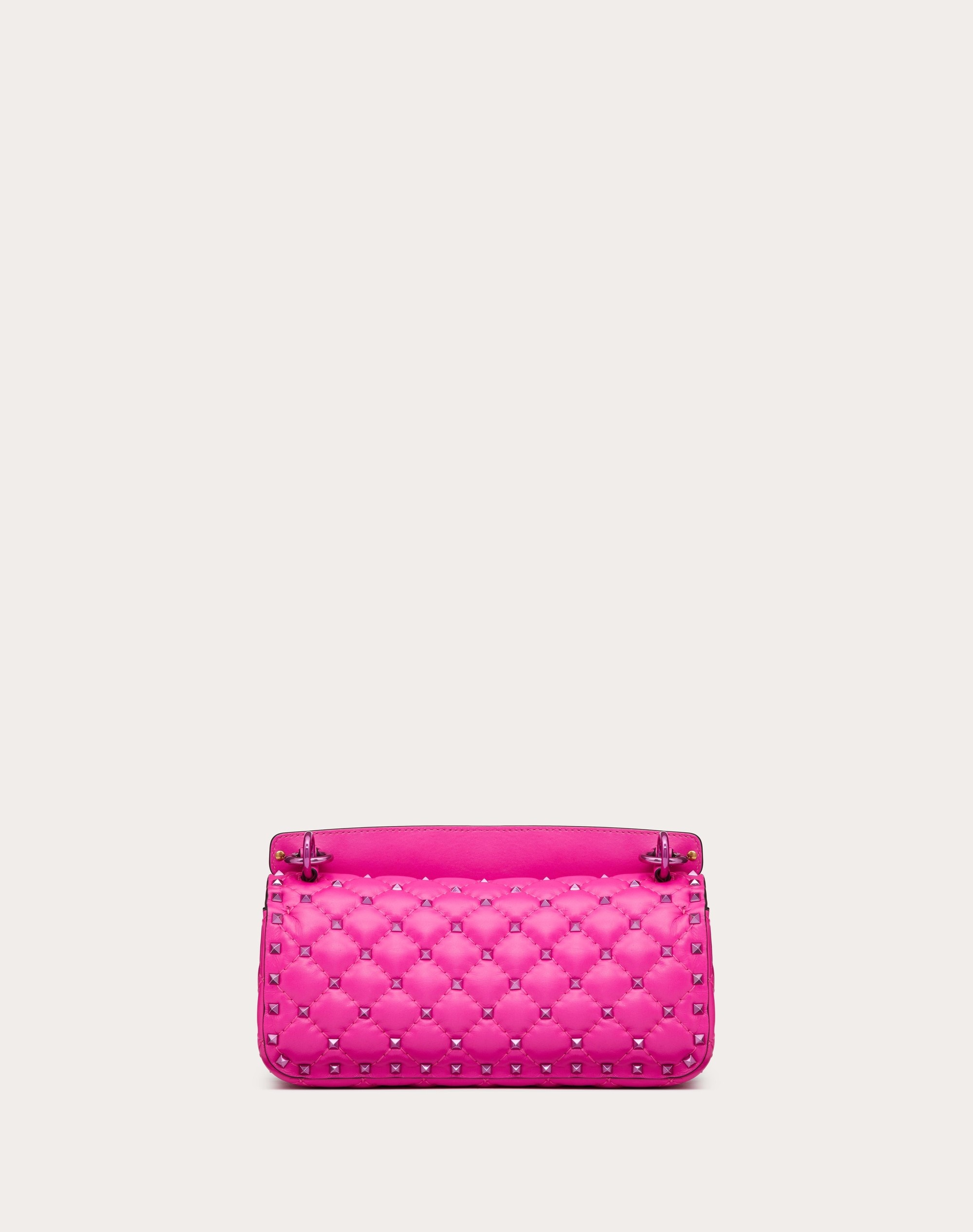 ROCKSTUD SPIKE CALFSKIN SHOULDER BAG - 3