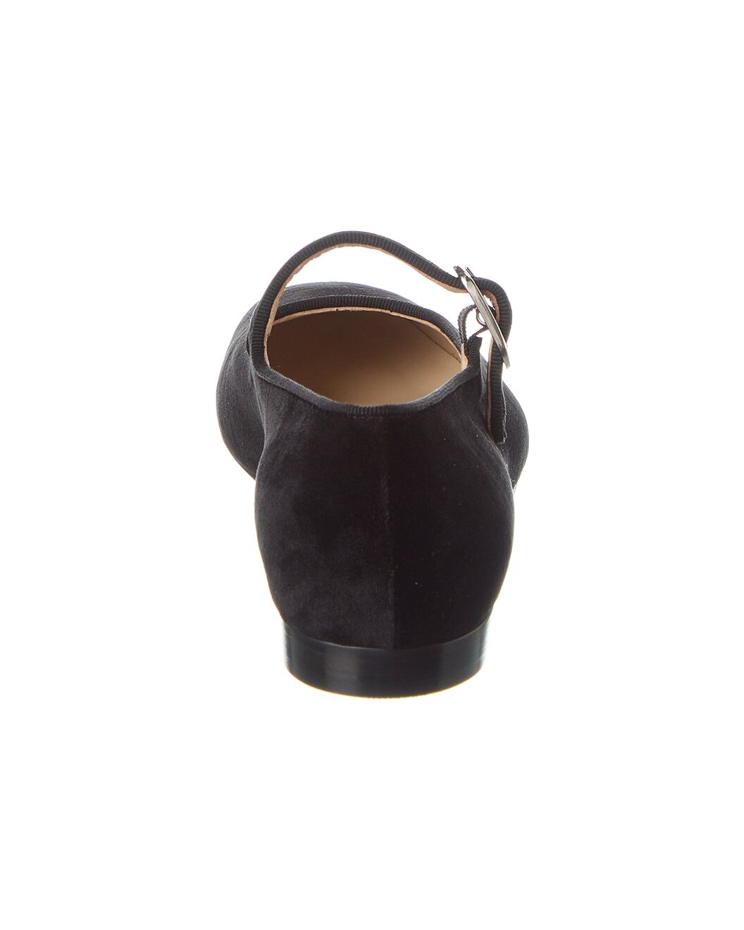 Le Monde Beryl Mary Jane Velvet Flat - 3