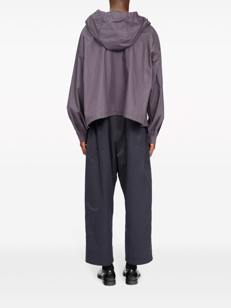 coated cotton hoodie 6