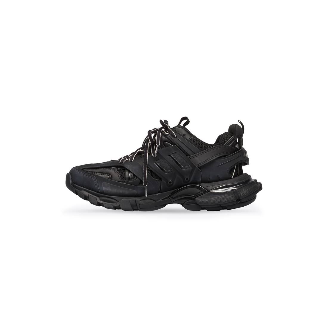 Men's Track Led Sneaker in Black - 3