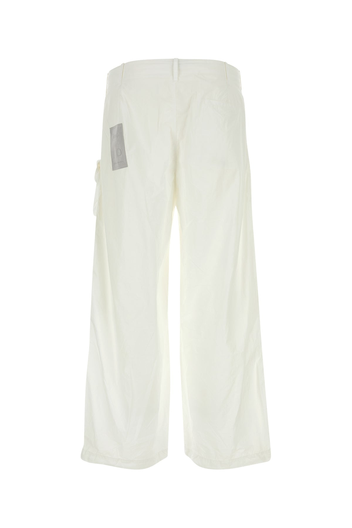 White nylon cargo pant - 2