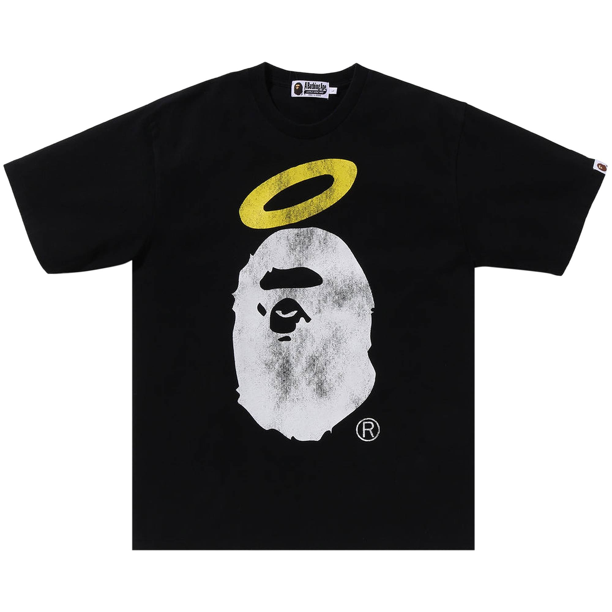 BAPE x Union Pigment Dyed Ape Head Tee 'Black' - 1