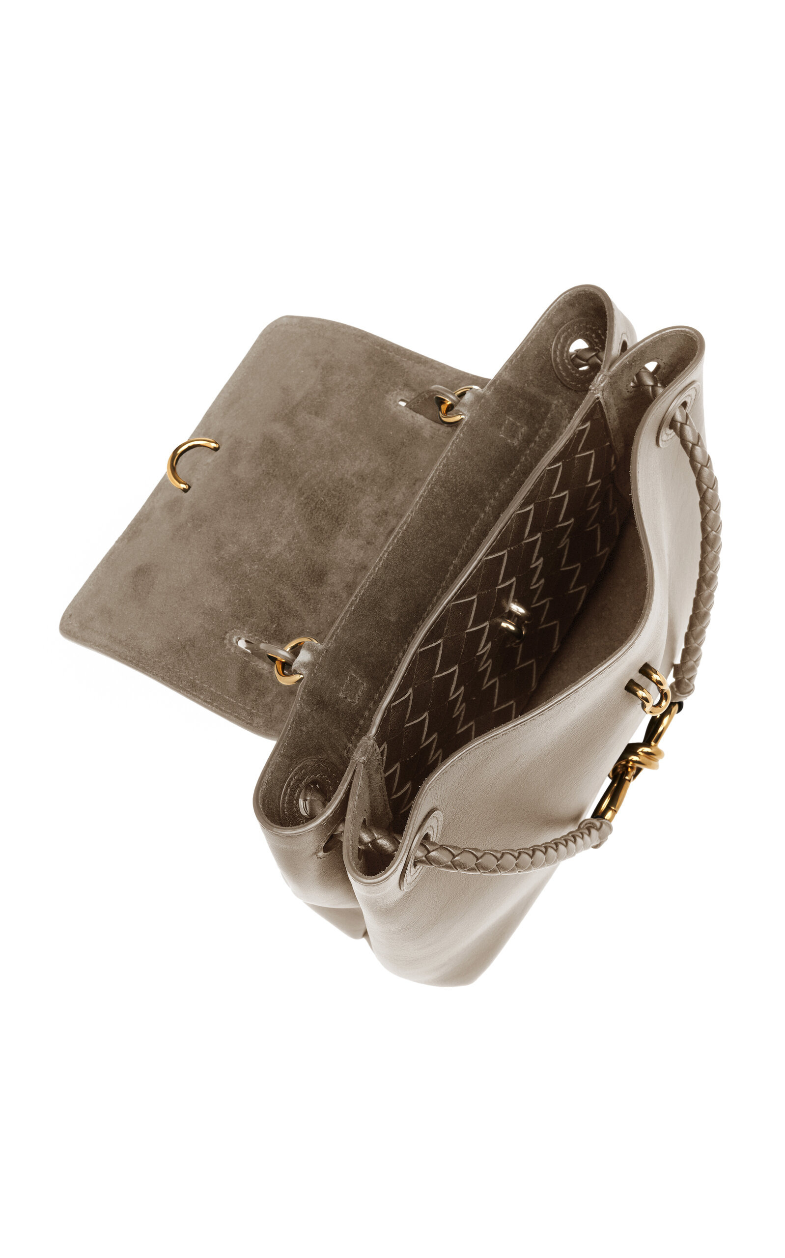 Small Ciao Ciao Leather Top Handle Bag grey - 8
