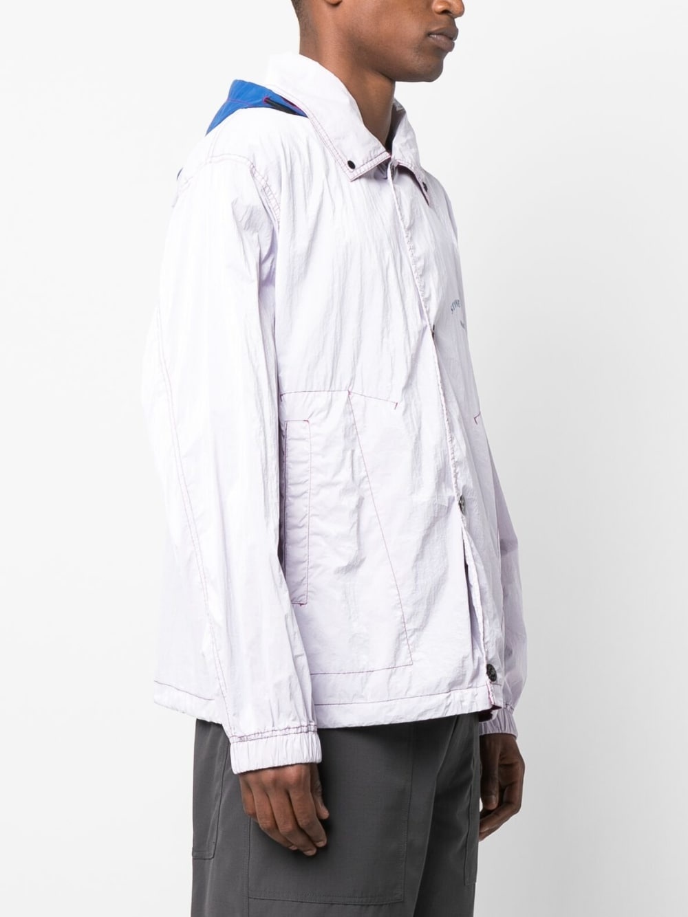 Marina logo-print hooded jacket - 3