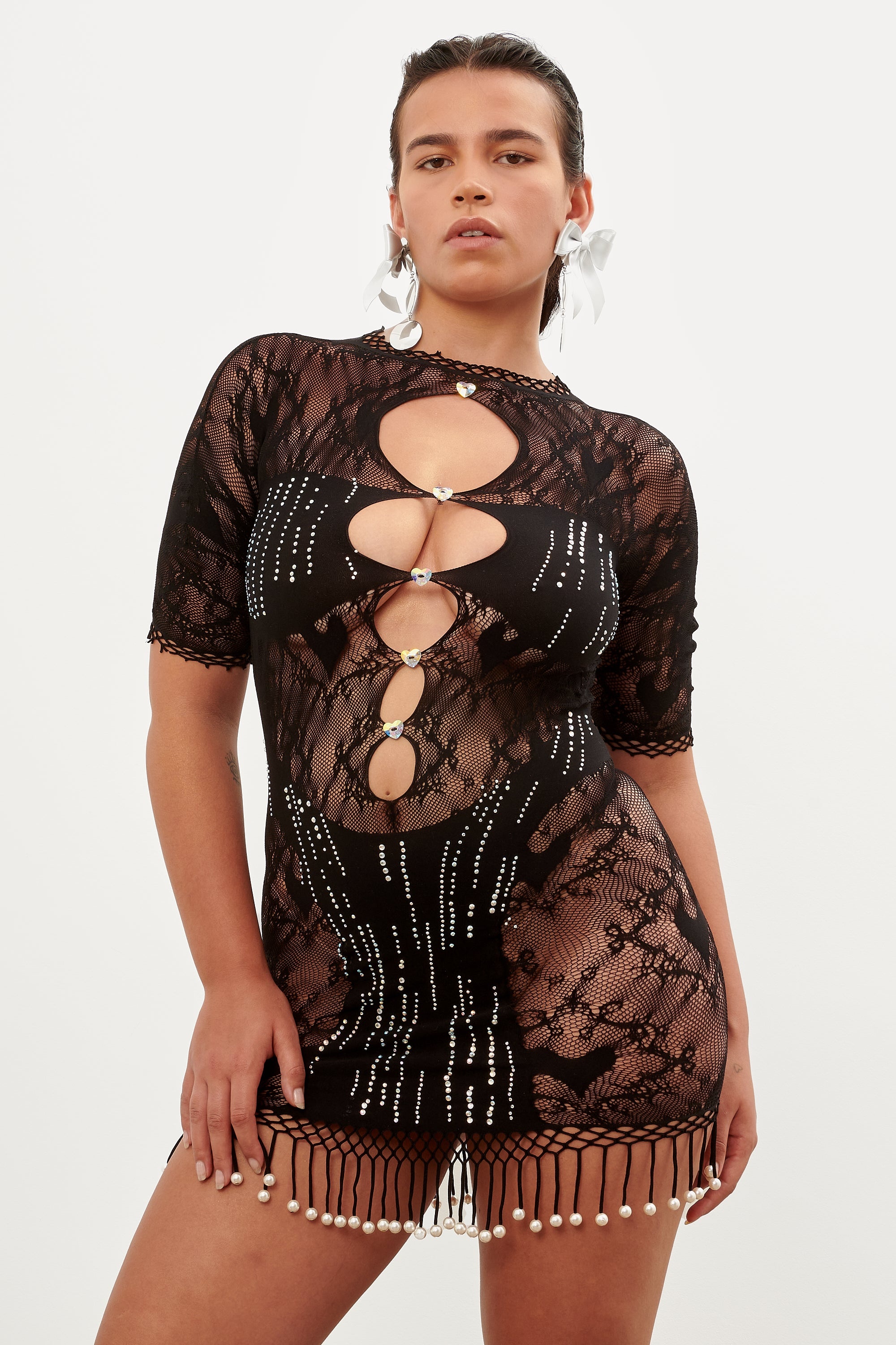 YEMAYA DRESS BLACK - 3