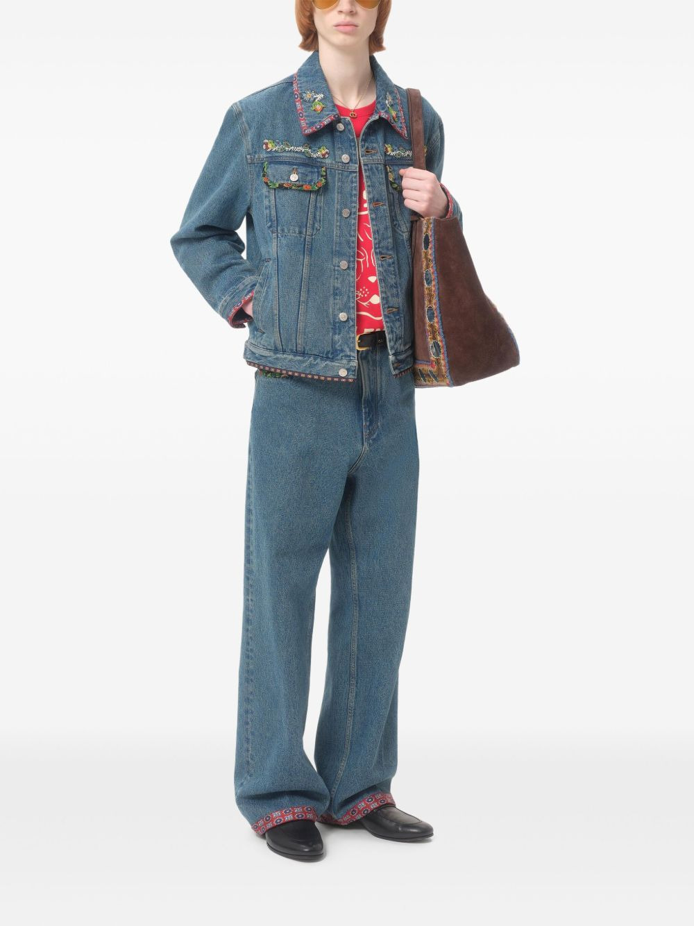 Valentino Denim Embroidered jacket - 2