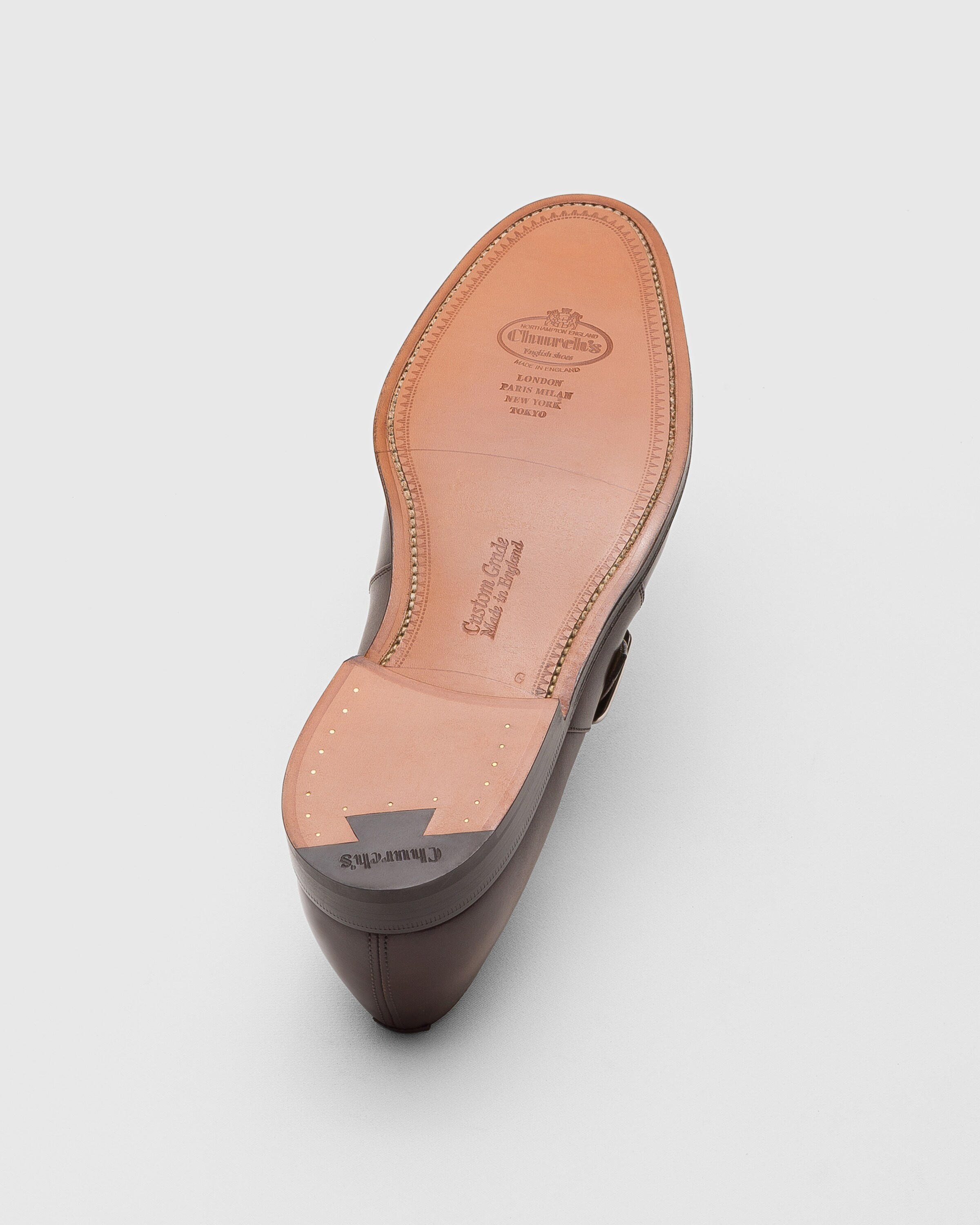 Bleached Calfskin Monk Strap - 6