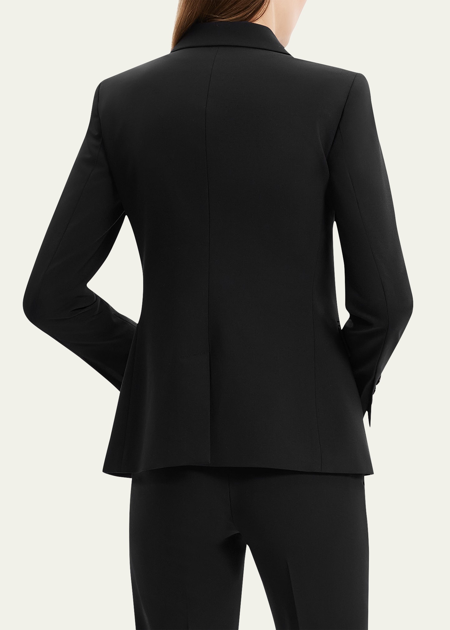 Traceable Wool Slim Single-Breasted Blazer - 3
