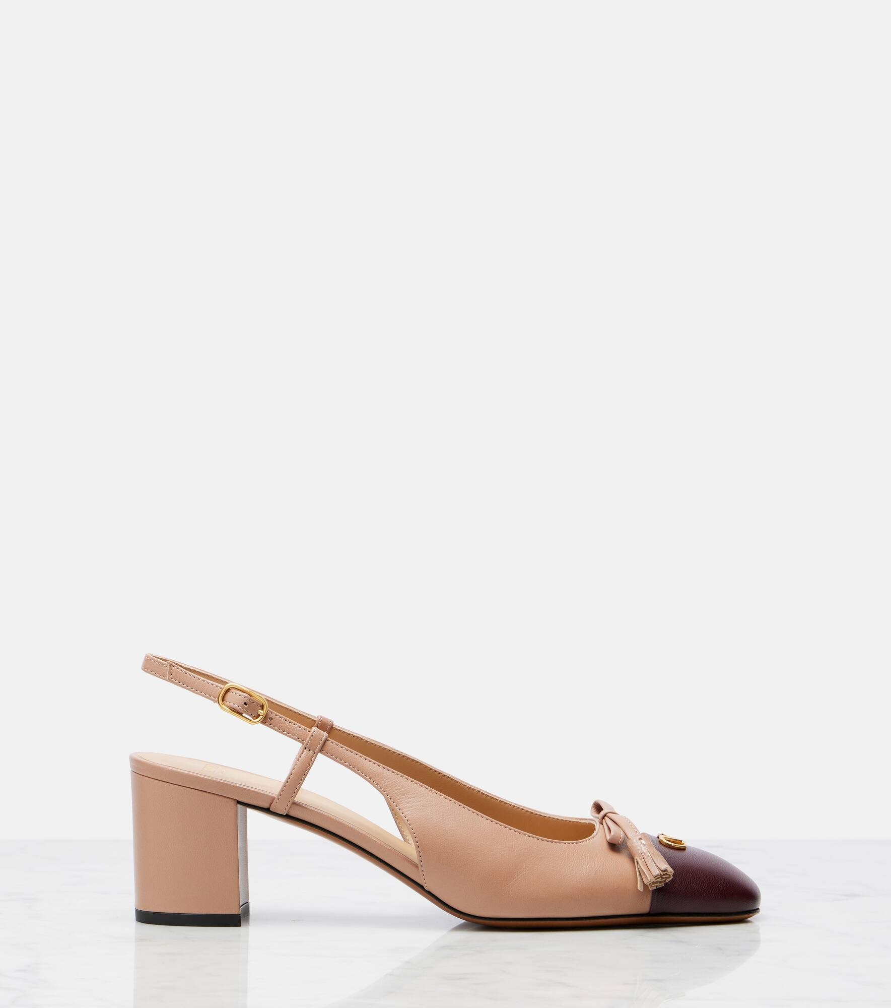 Valet Du Roi 60 leather slingback pumps - 4