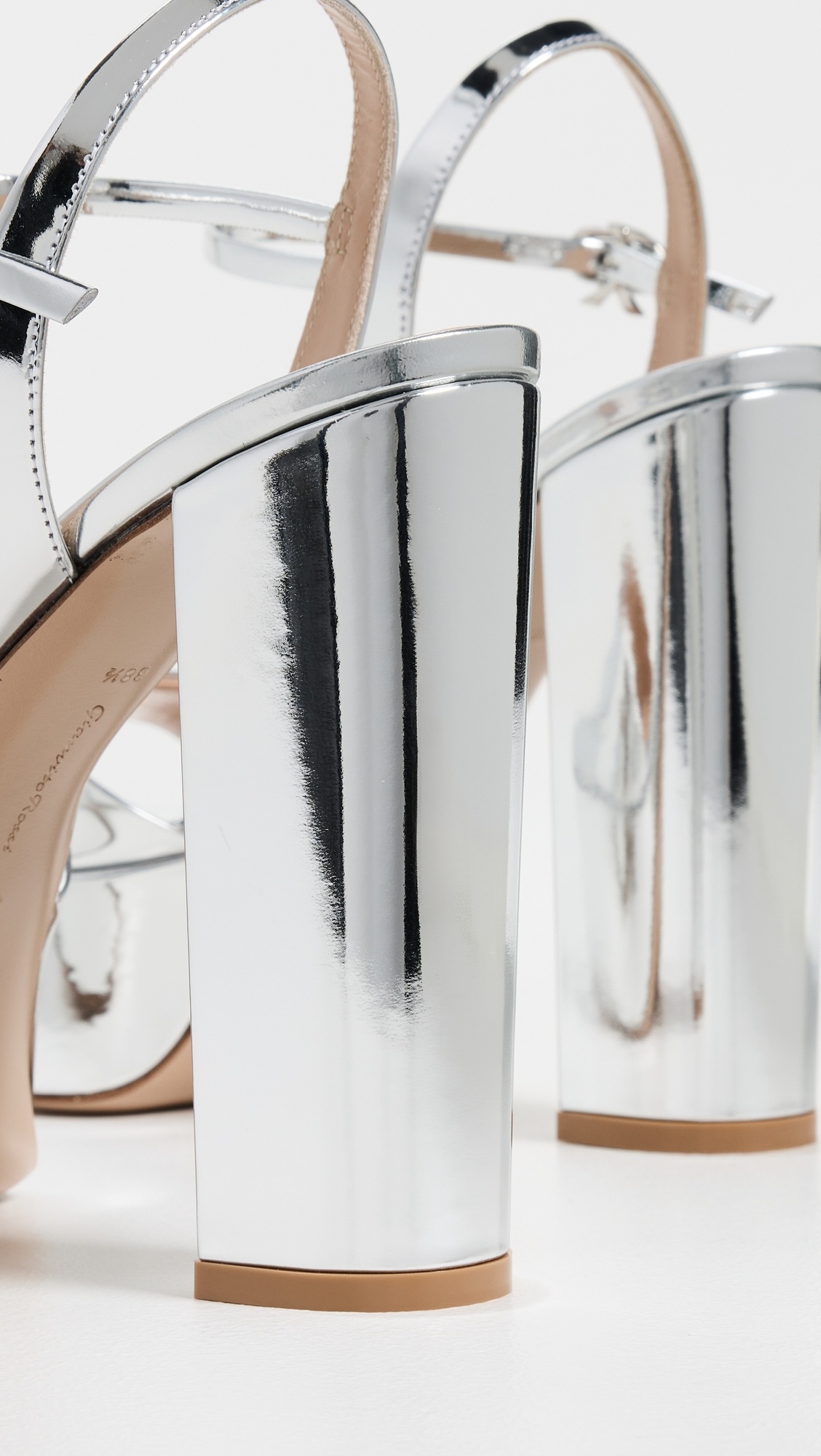 Marlena Metallic Heels - 4