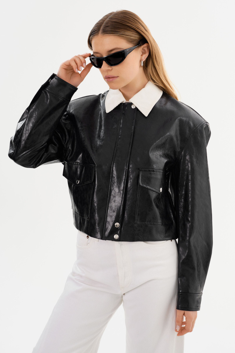 BRAYLIN | Faux Leather Jacket 3