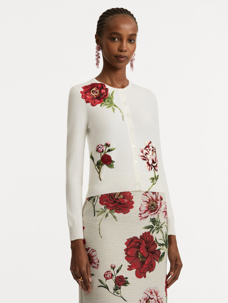 PEONY THREADWORK CARDIGAN 5