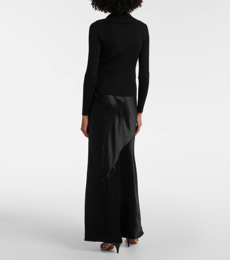 Wool and silk-blend top 3