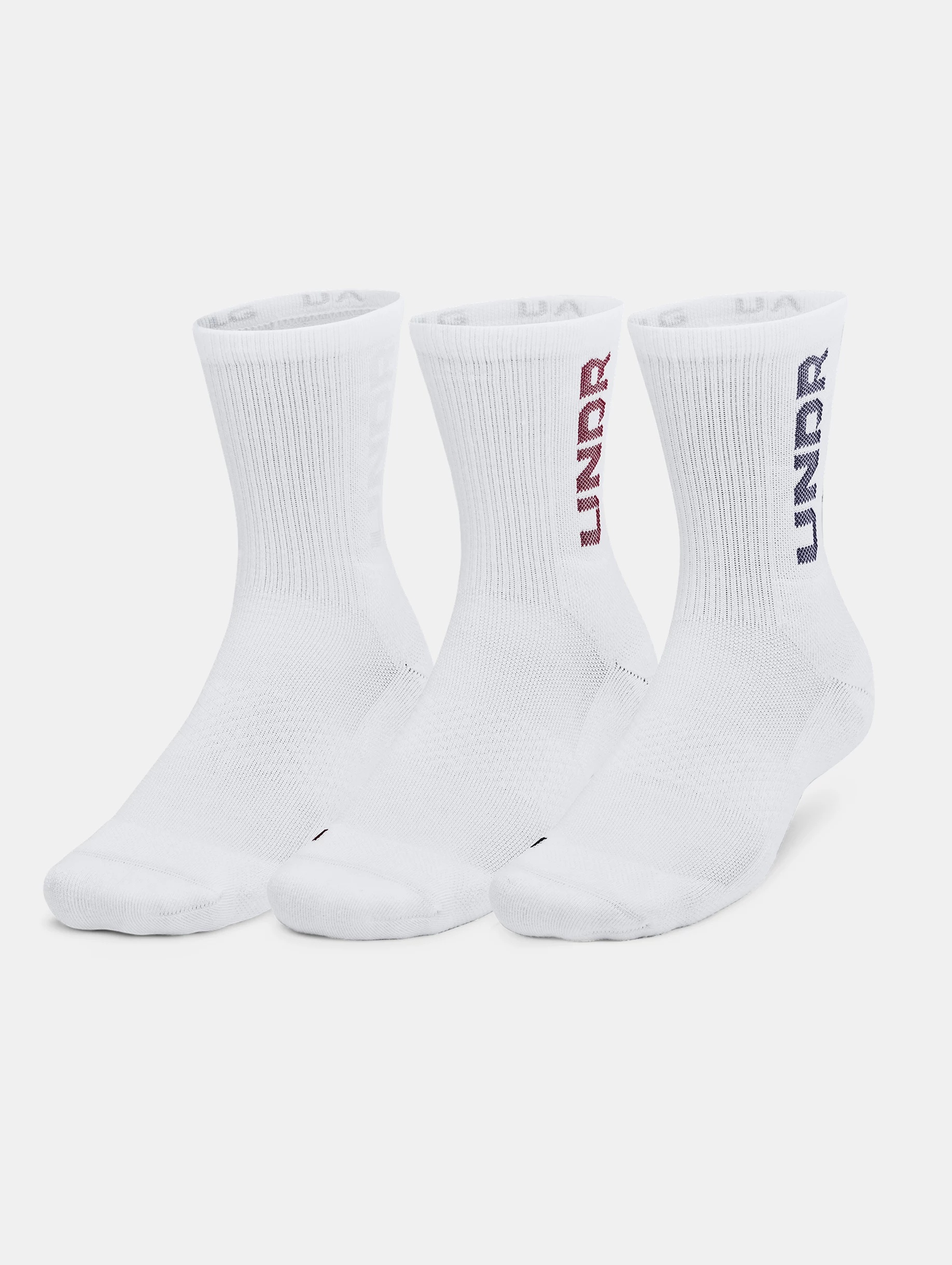 Unisex UA 3-Maker 3-Pack Mid-Crew Socks - 3