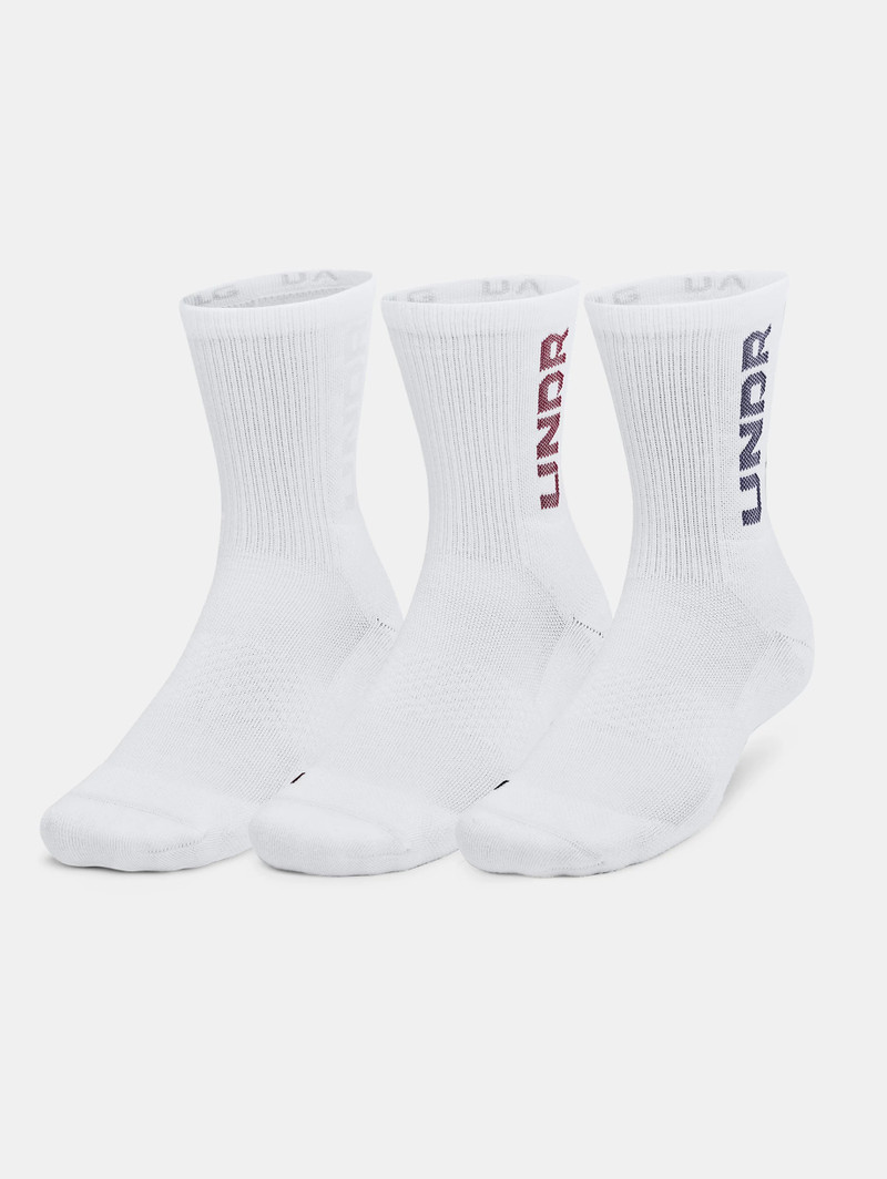 Unisex UA 3-Maker 3-Pack Mid-Crew Socks 3