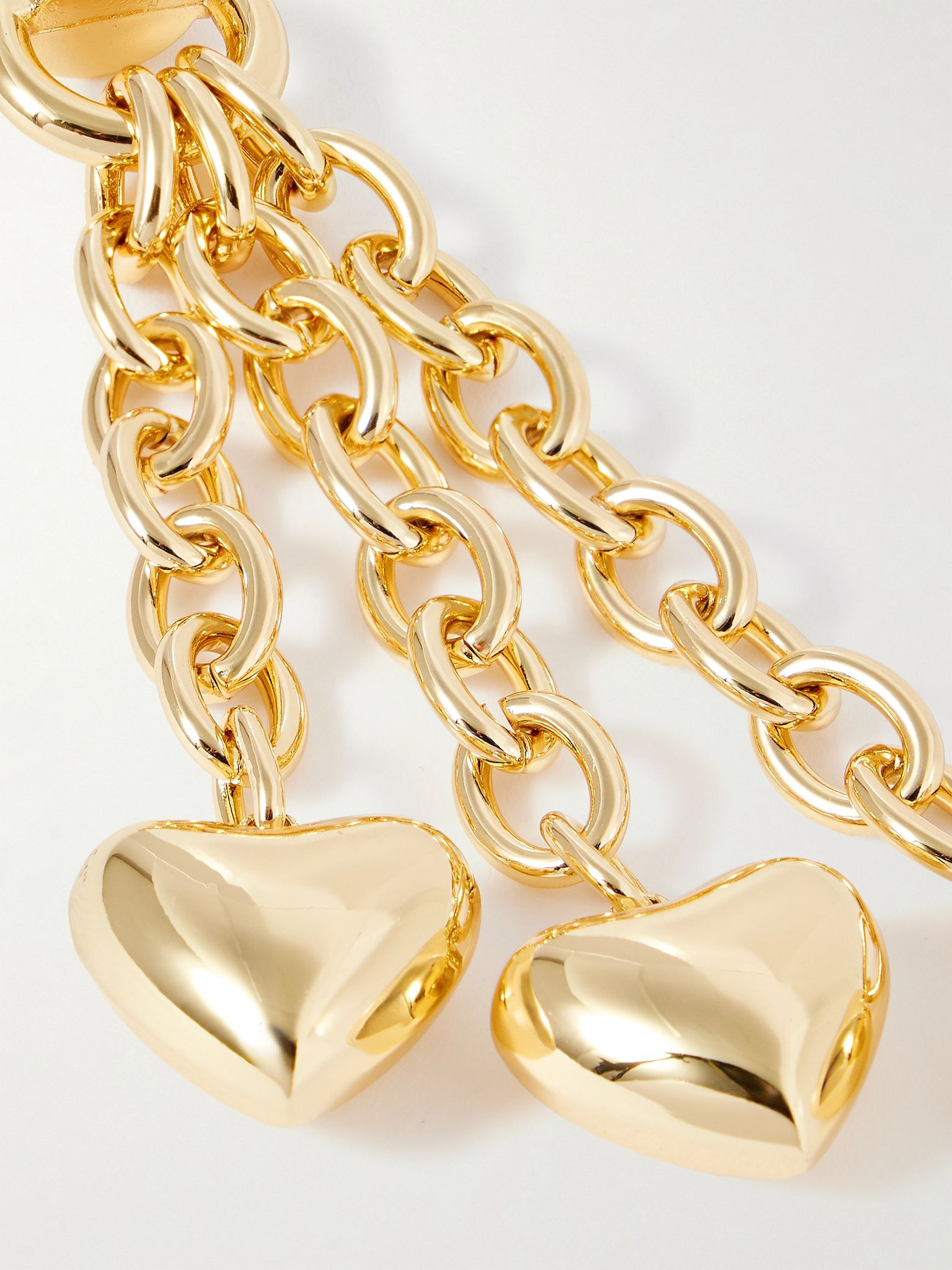 The Puffy Heart gold-tone bag charm Gold - 3
