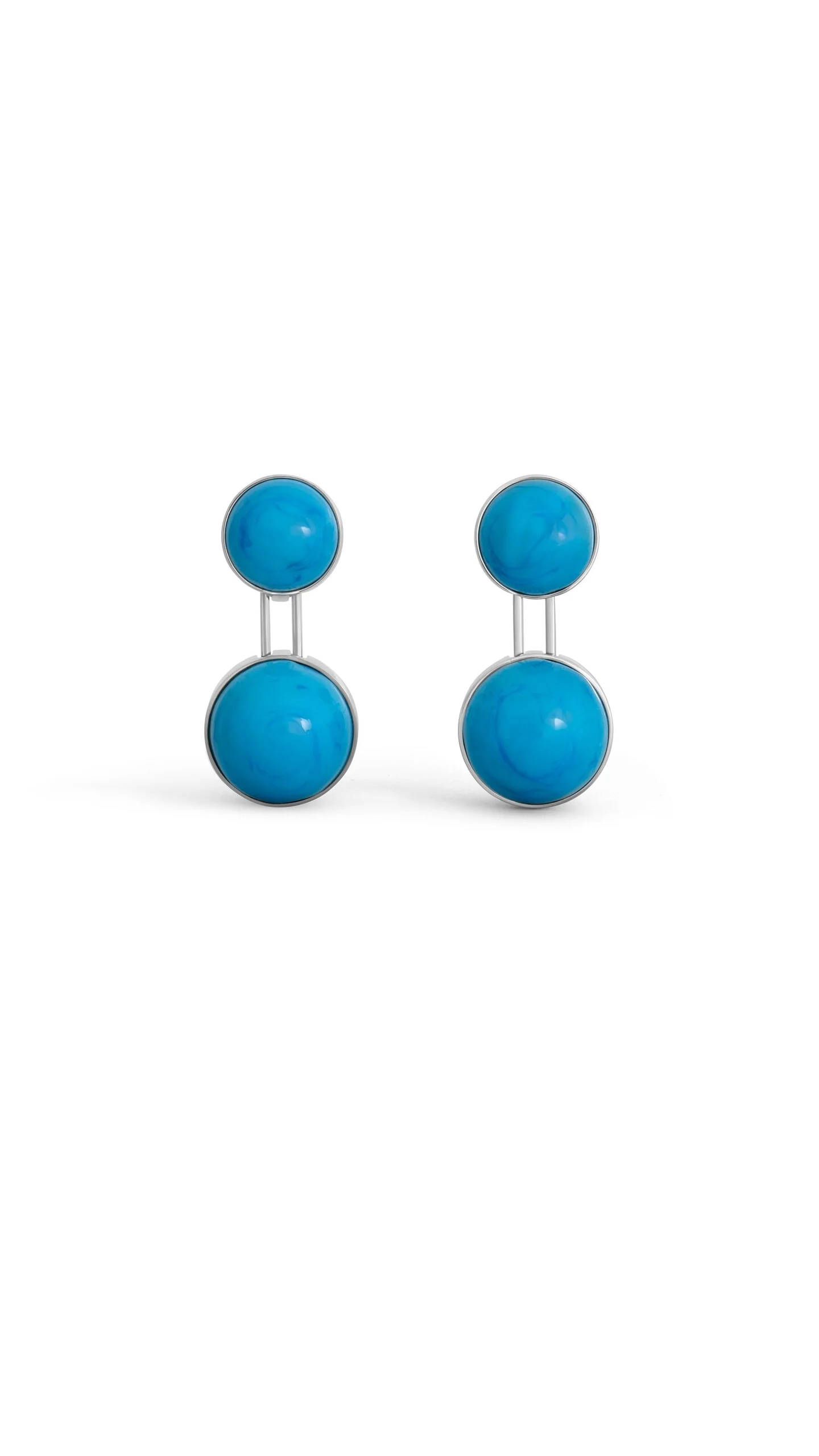 SPHERE SMALL PENDANT EARRINGS - 1