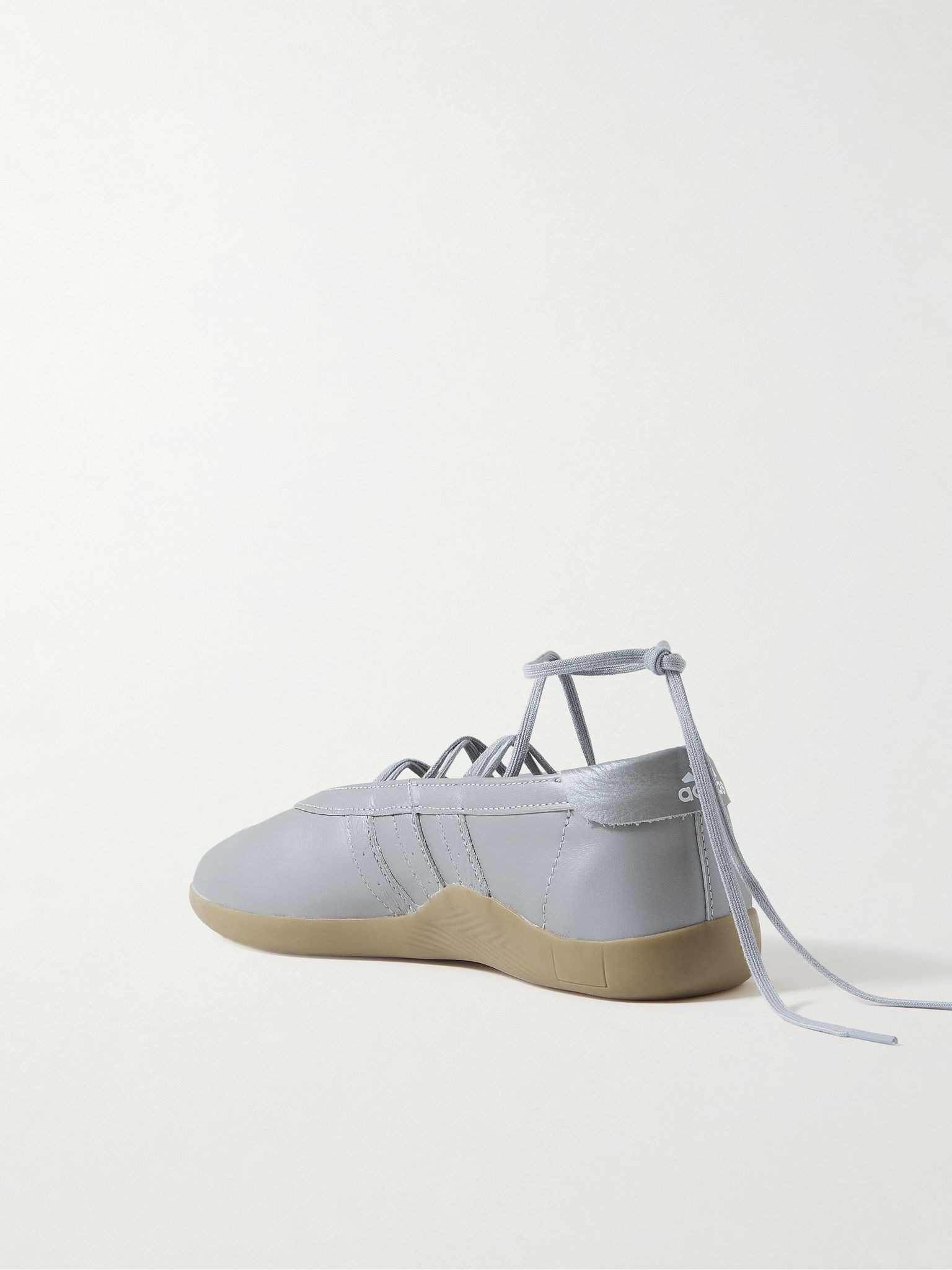 Taekwondo Mei Ballet metallic leather sneakers Silver - 3