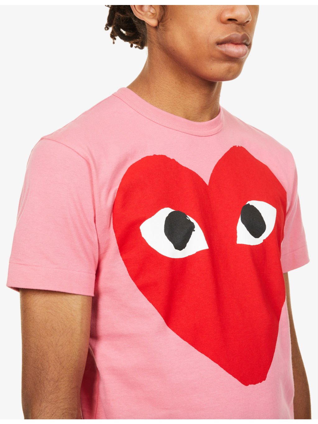 Heart-print cotton-jersey T-shirt - 5