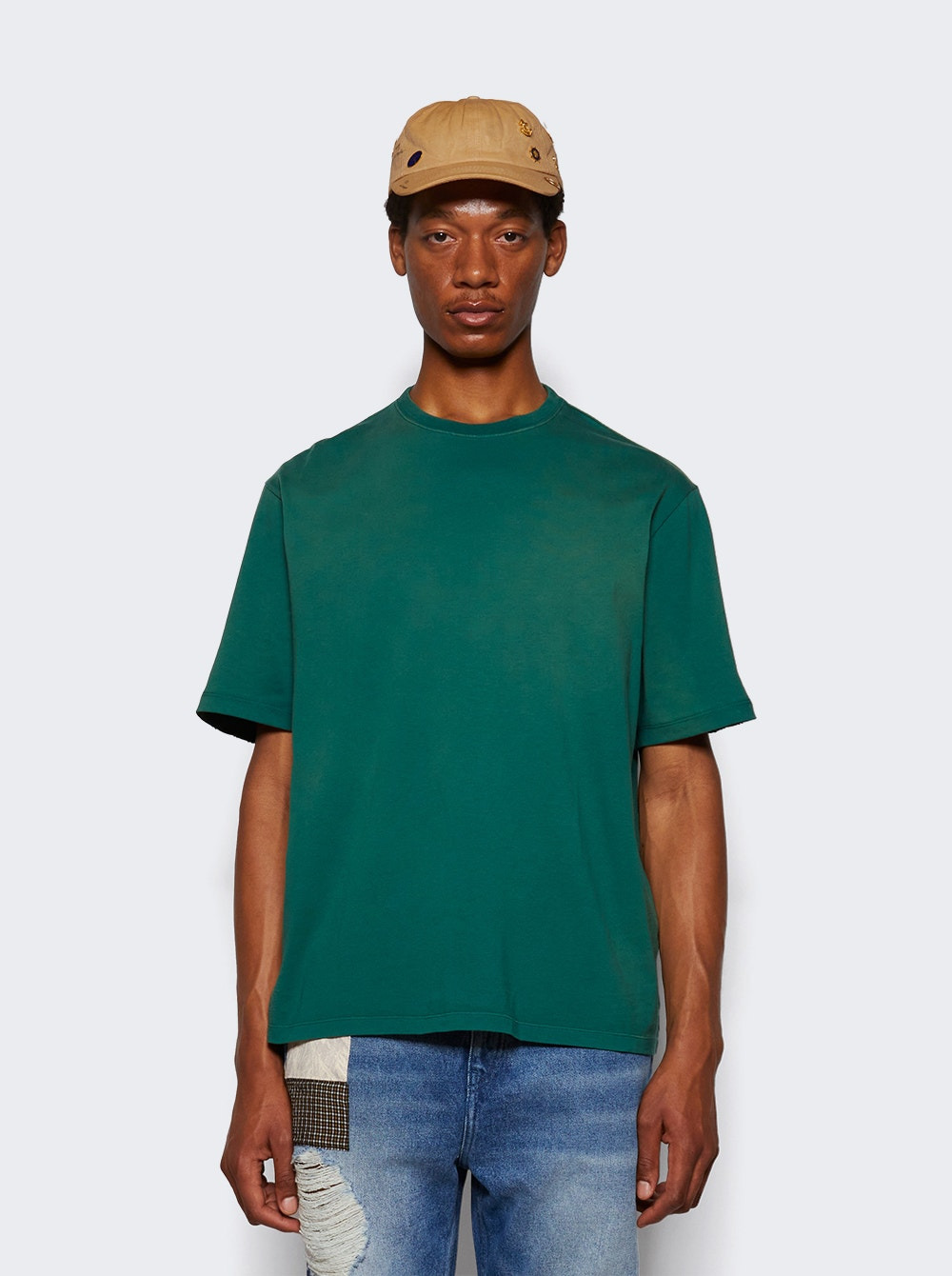 Loose Fit Tee Dark Green - 2