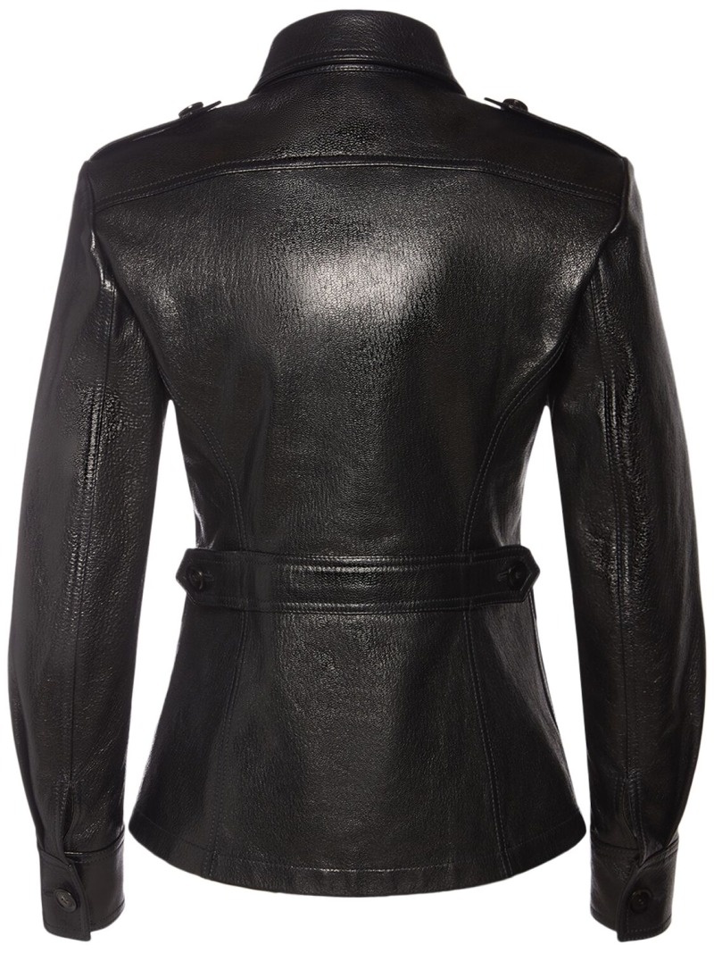 Grained leather jacket - 2