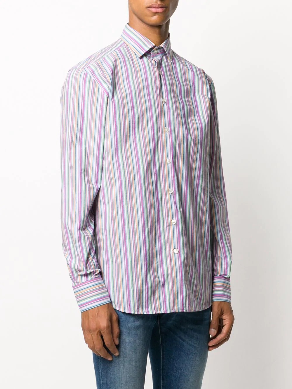 striped cotton shirt - 3