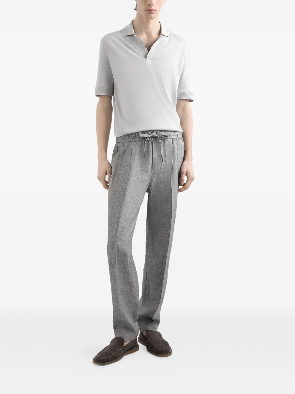 silk polo shirt - 2