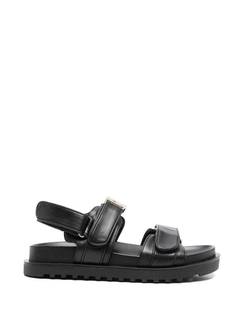 logo-plaque sandals 1