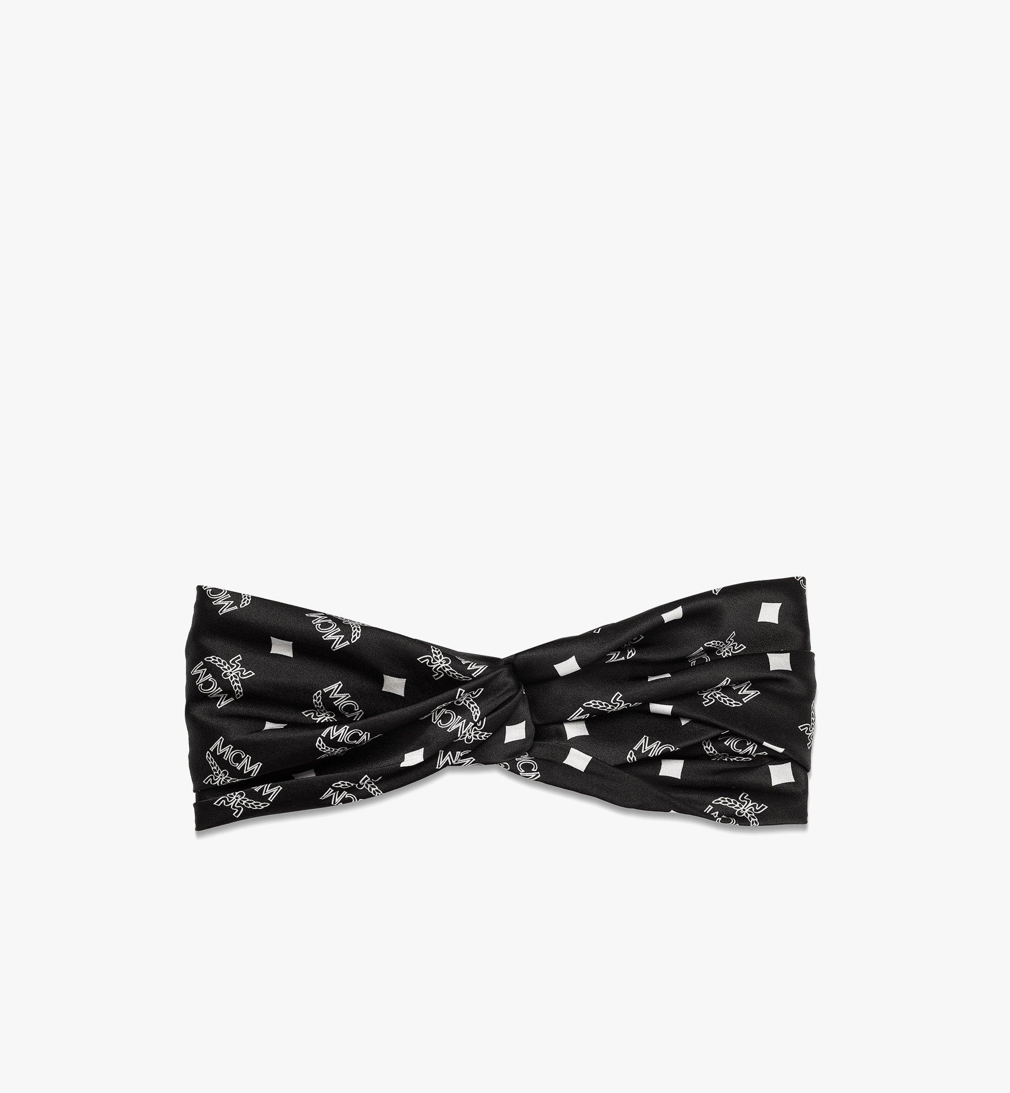 Monogram Silk Headband - 1