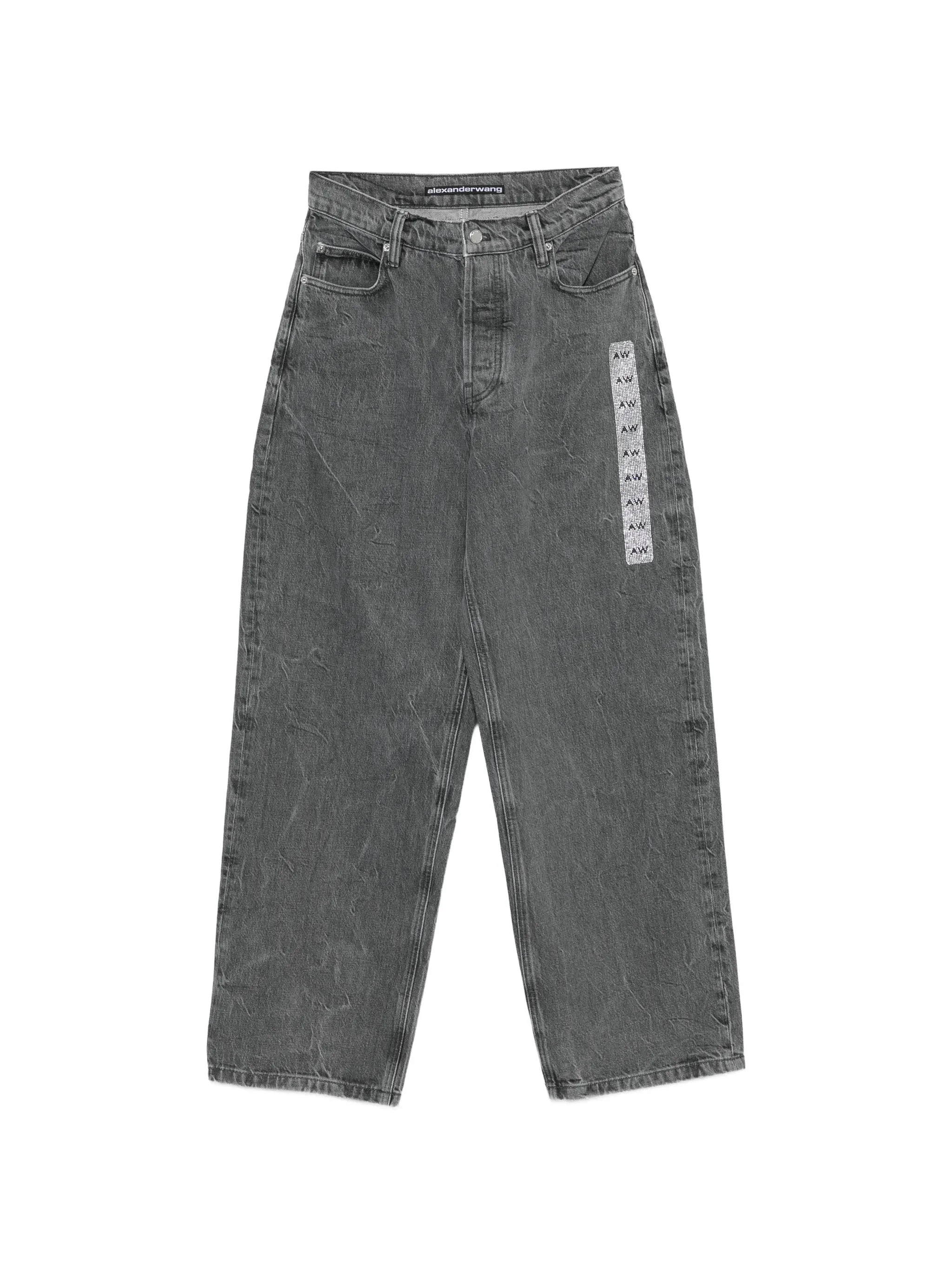 Alexander Wang Crystal-embellished Jeans - 1