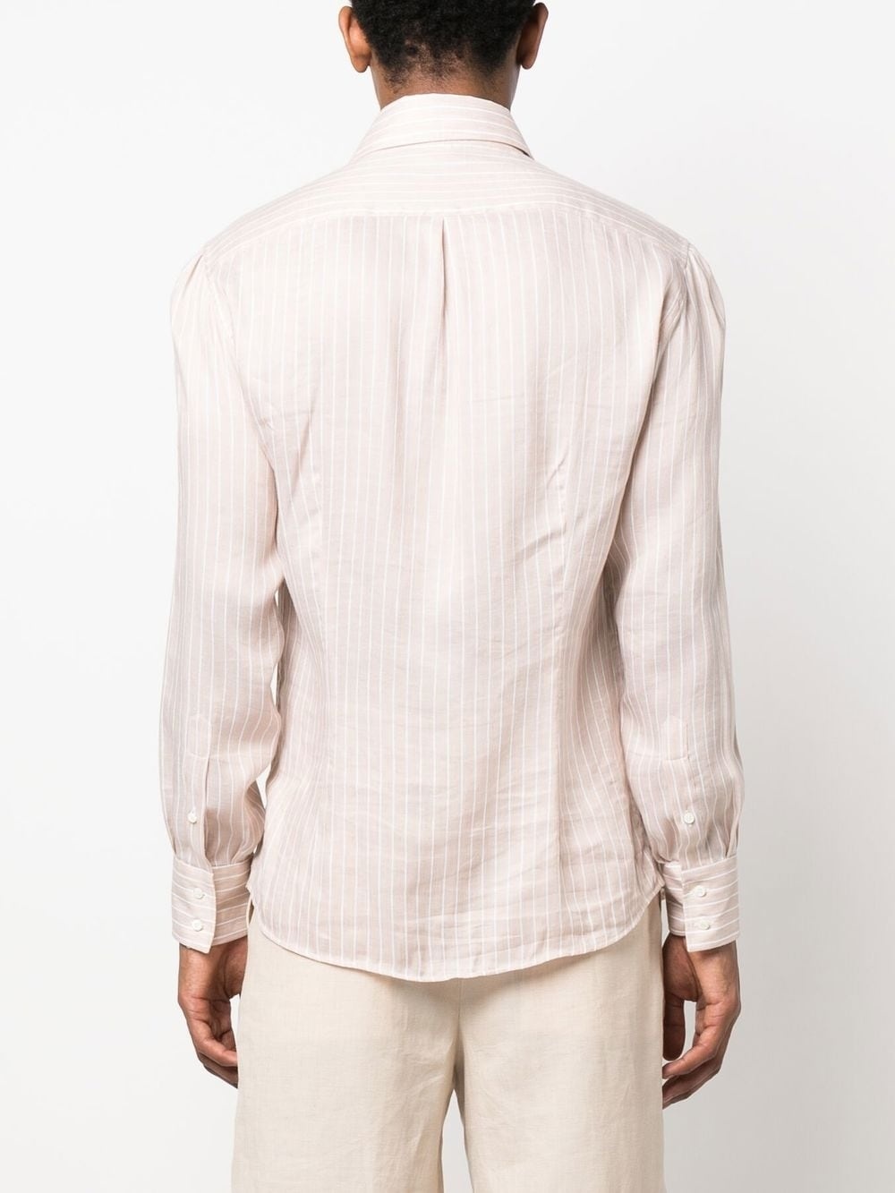long-sleeve striped shirt - 4