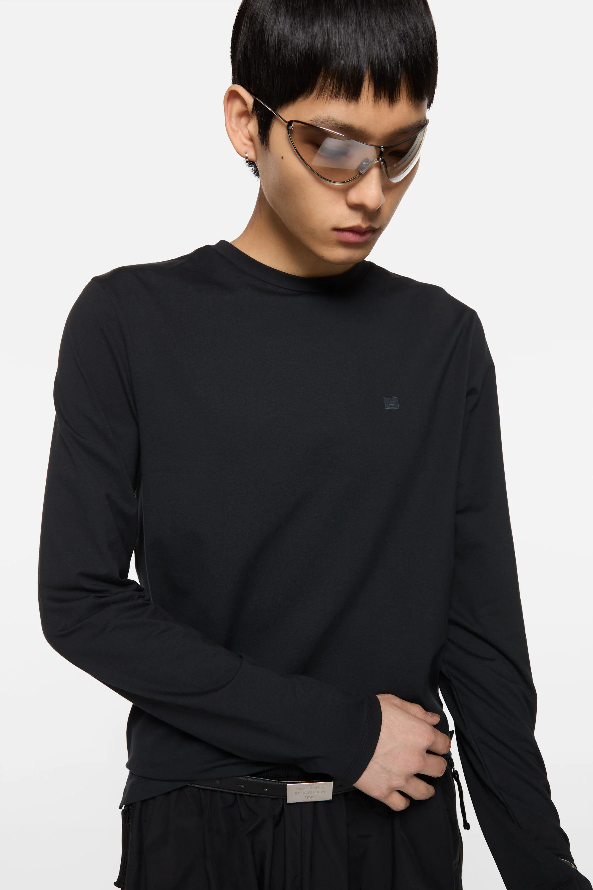 Long sleeve t-shirt - regular fit - Black - 4