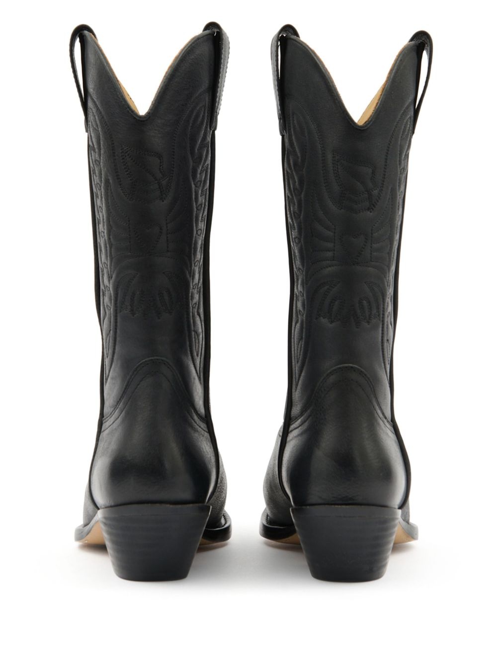 Western-style panelled boots - 3