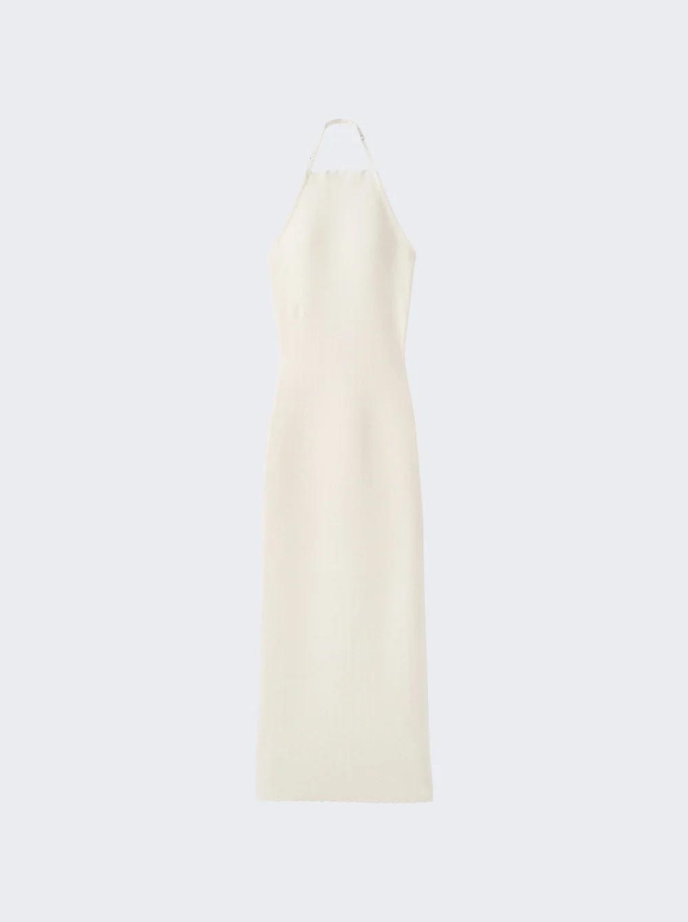 The Tablier Knit Apron Dress Off-white - 1
