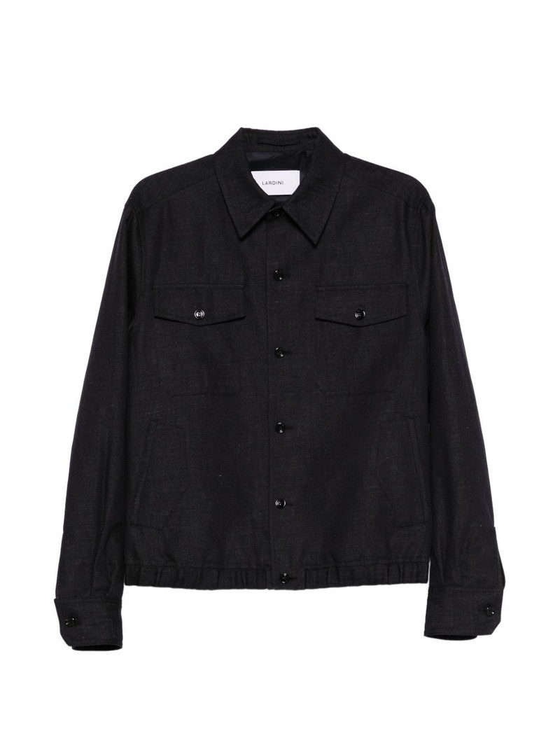 button pocket cotton jacket 1