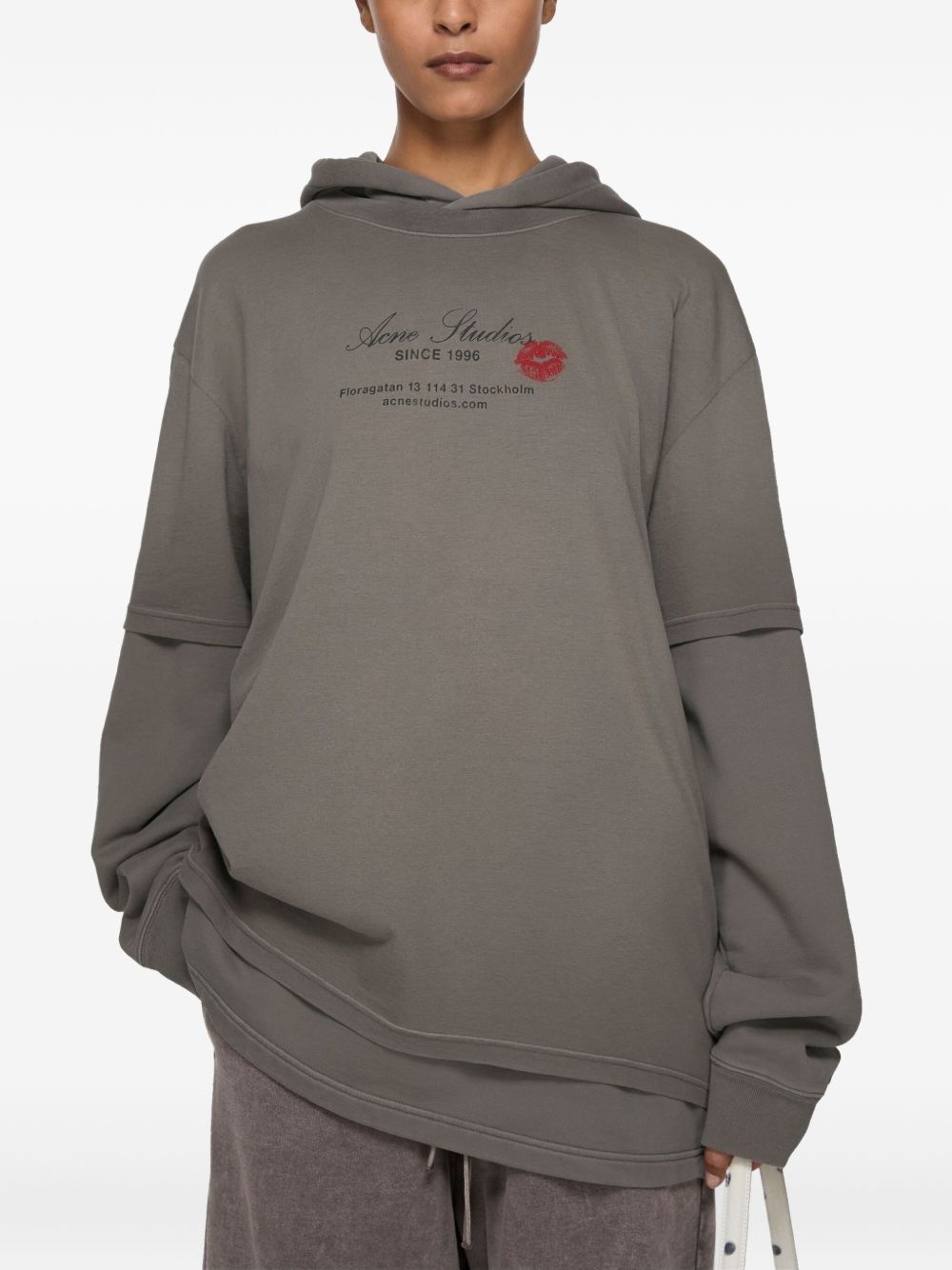 double layer hoodie - 3