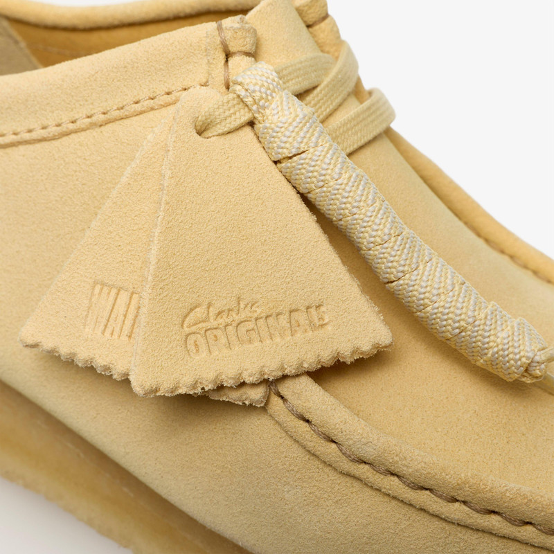 Wallabee Pale Yellow Suede 8
