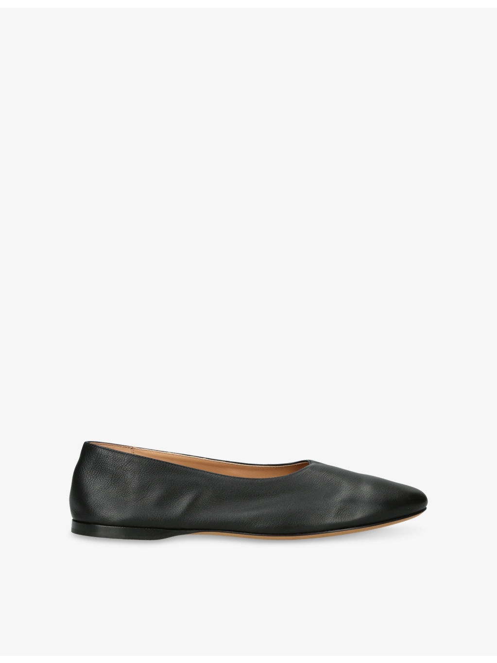 Awar Flat Leather Shoes - 1
