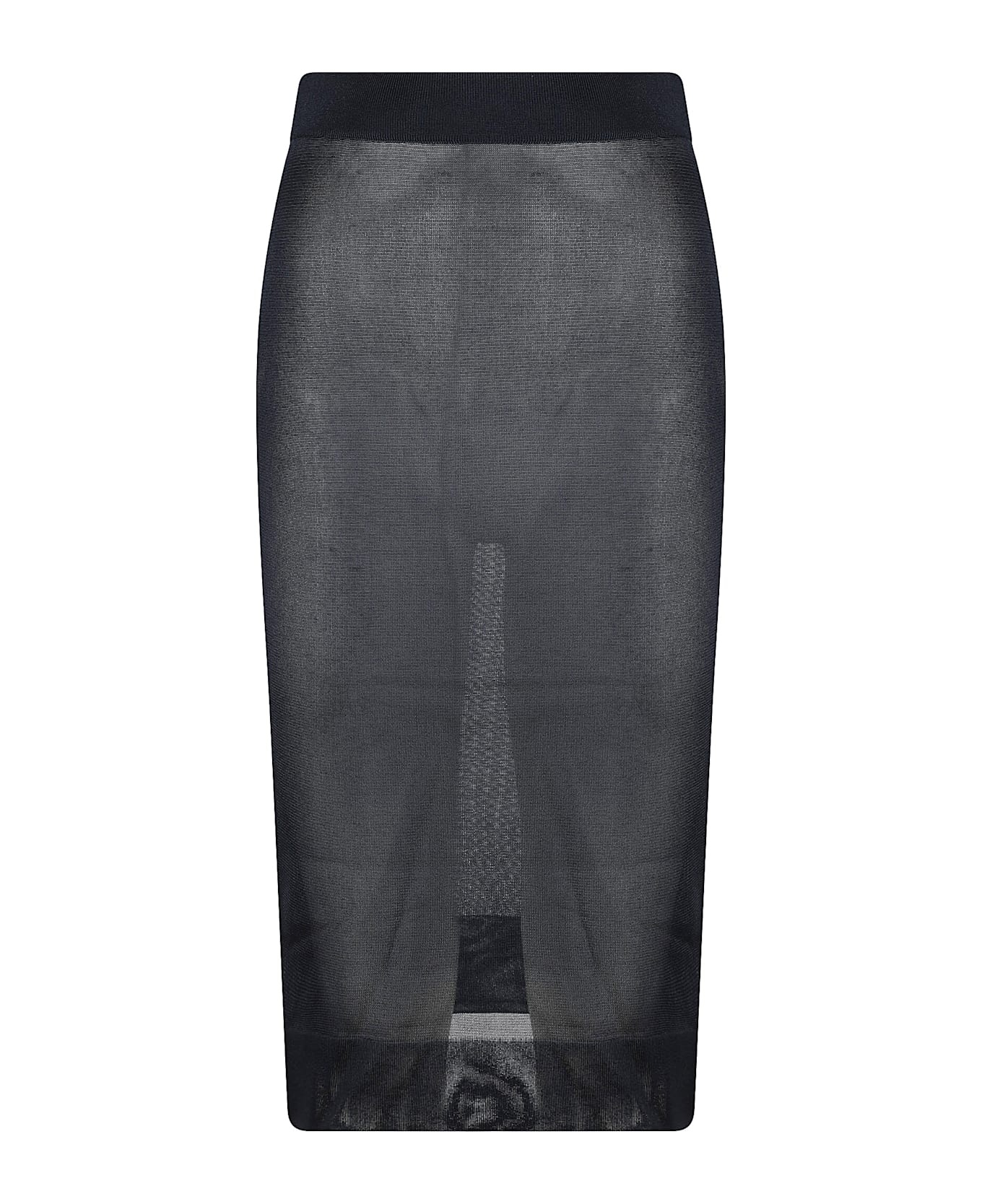 Mid-length Fitted Skirt - 1