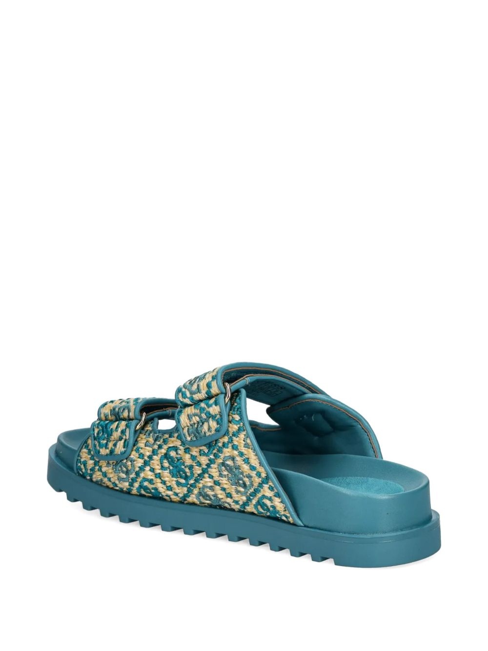 Fadeliza textured double-strap flat sandals - 3