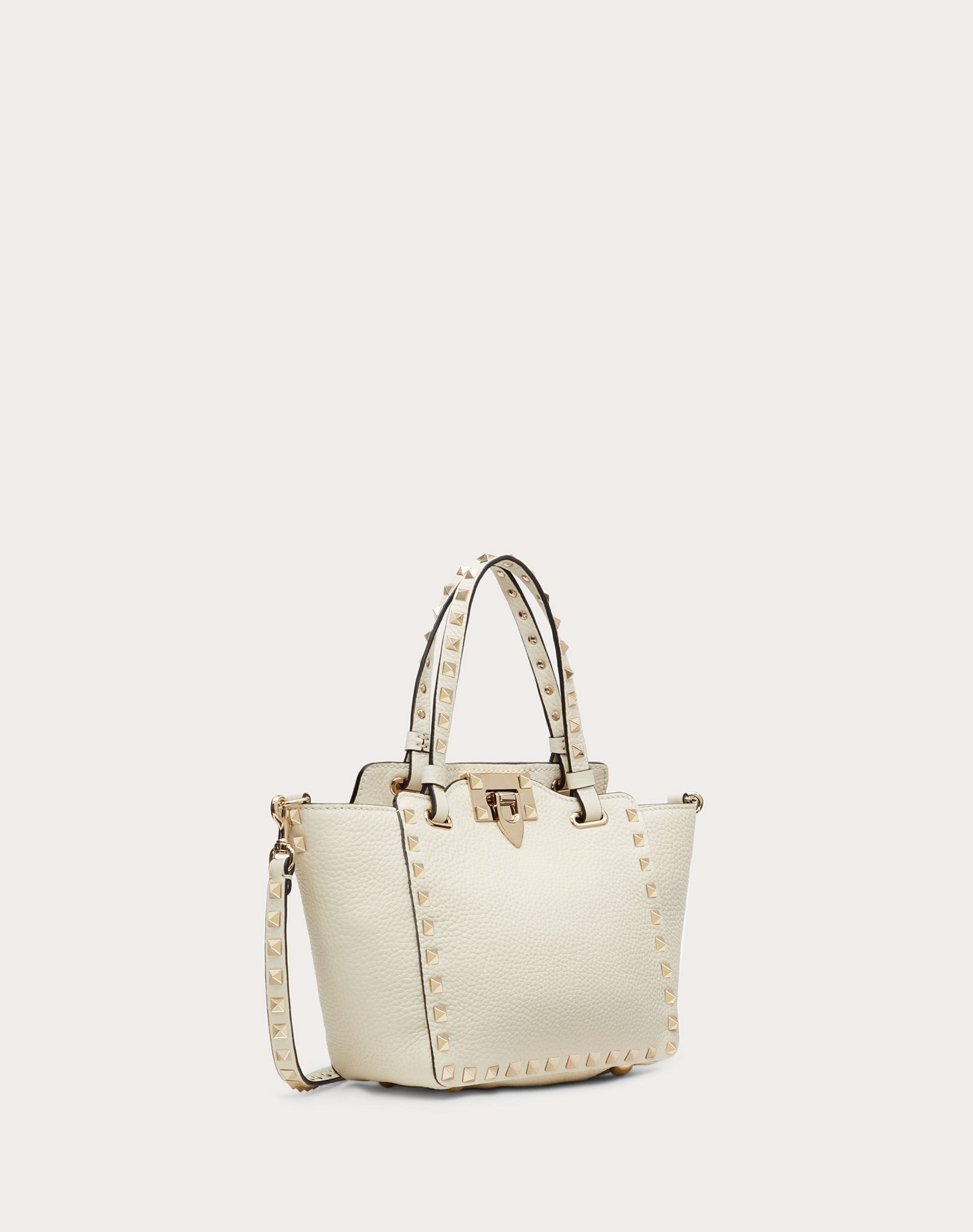 Mini Rockstud Grainy Calfskin Bag - 2