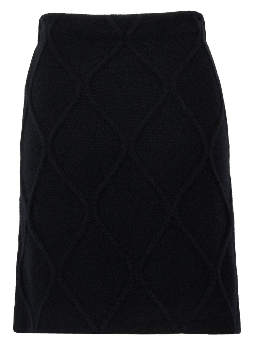 Alpine-Inspired crystal knit skirt - 5