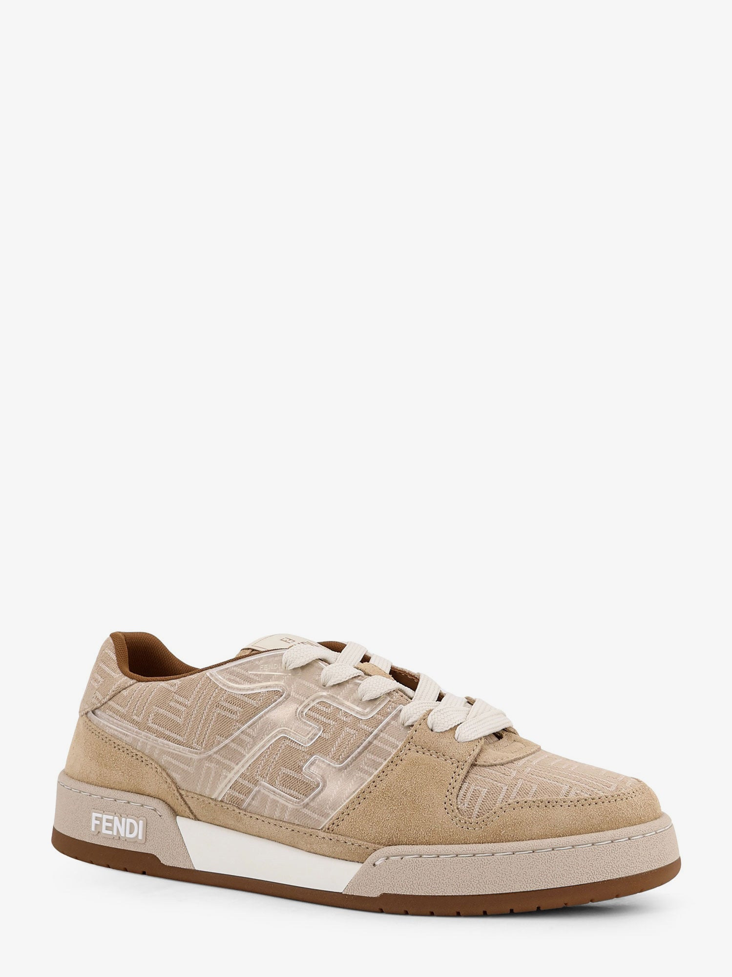 FENDI MATCH FF JACQUARD LOW-TOP SNEAKERS - 2