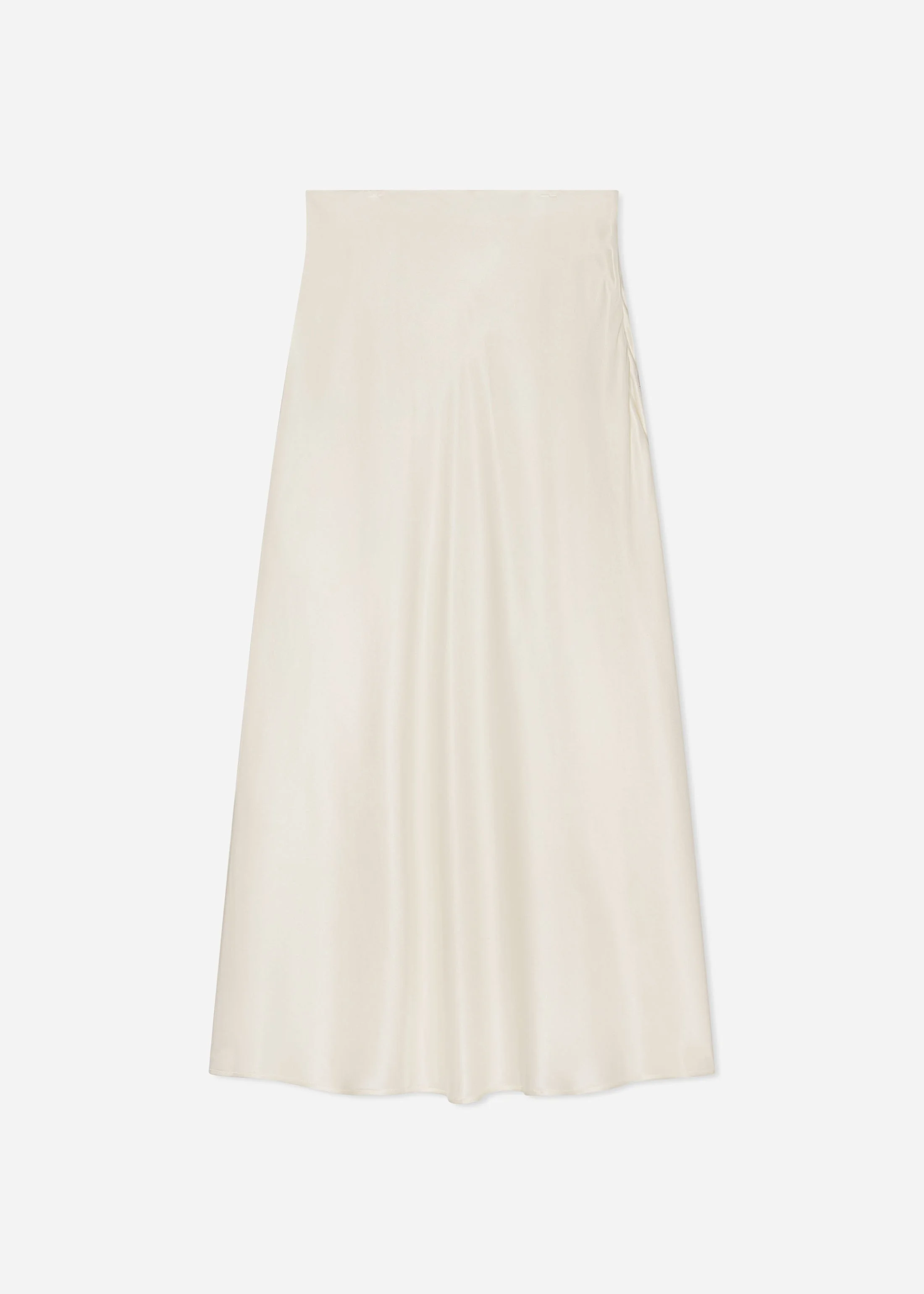 Bias Cut Slip Skirt in Silk - 1