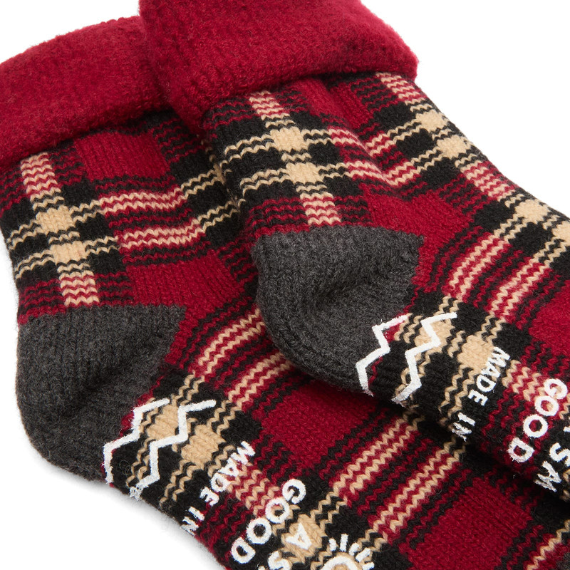 ROTOTO® RoToTo Check Comfy Room Sock outlook