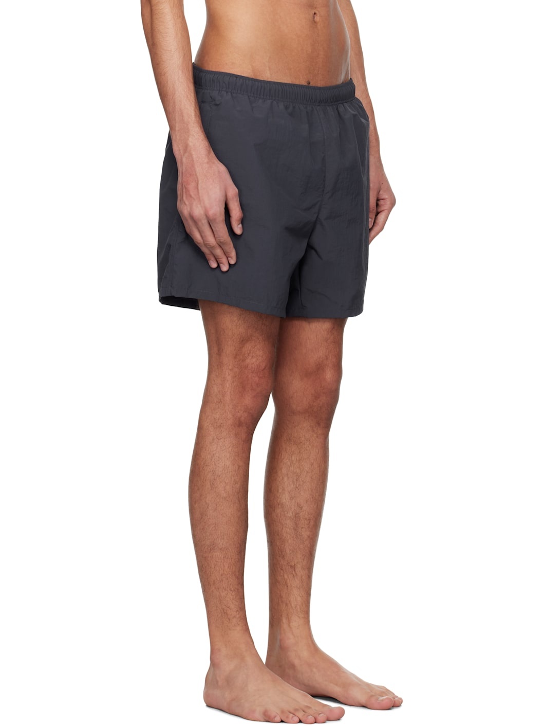 Navy Drape Tech Swim Shorts - 2