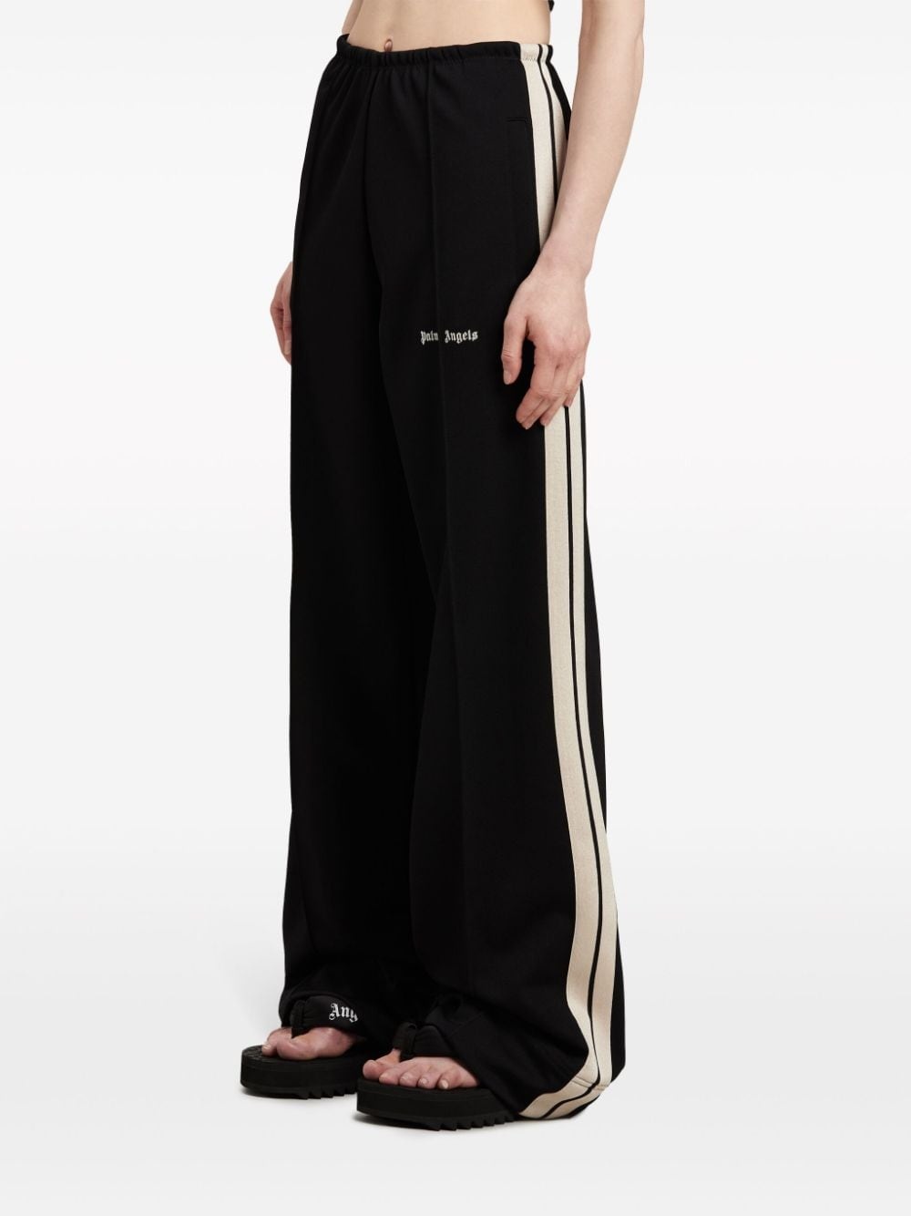 side-stripe track pants - 4